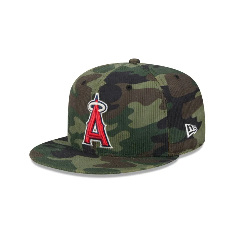 Los Angeles Angels Camo Cord 59FIFTY Fitted Hat sold by New Era