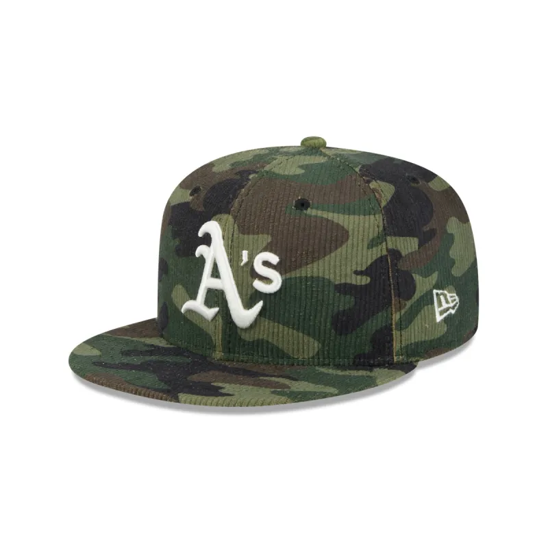 Oakland Athletics Camo Cord 59FIFTY Fitted Hat sold by New Era