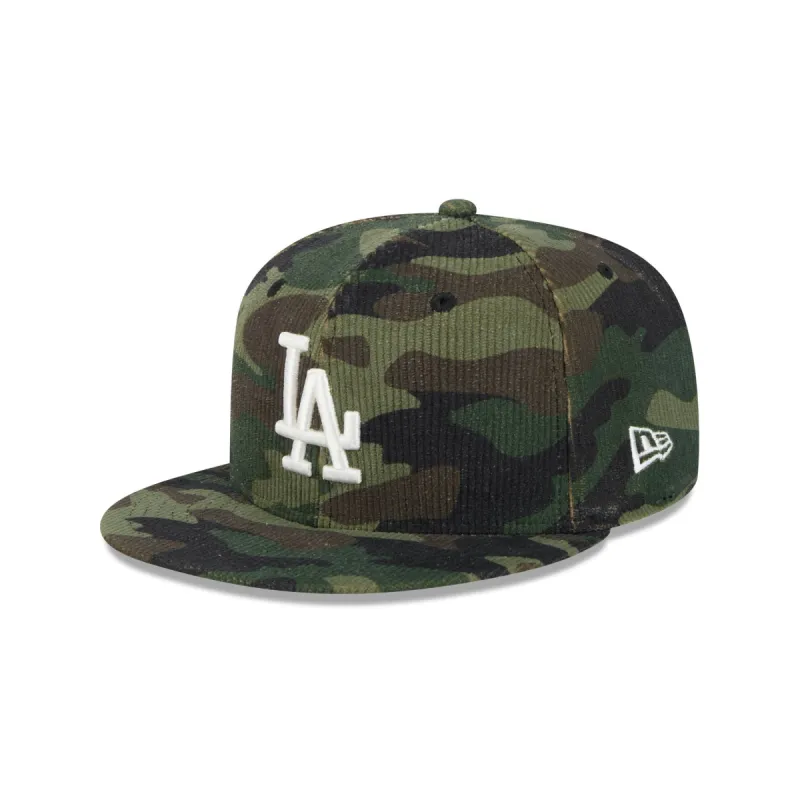 Los Angeles Dodgers Camo Cord 59FIFTY Fitted Hat sold by New Era