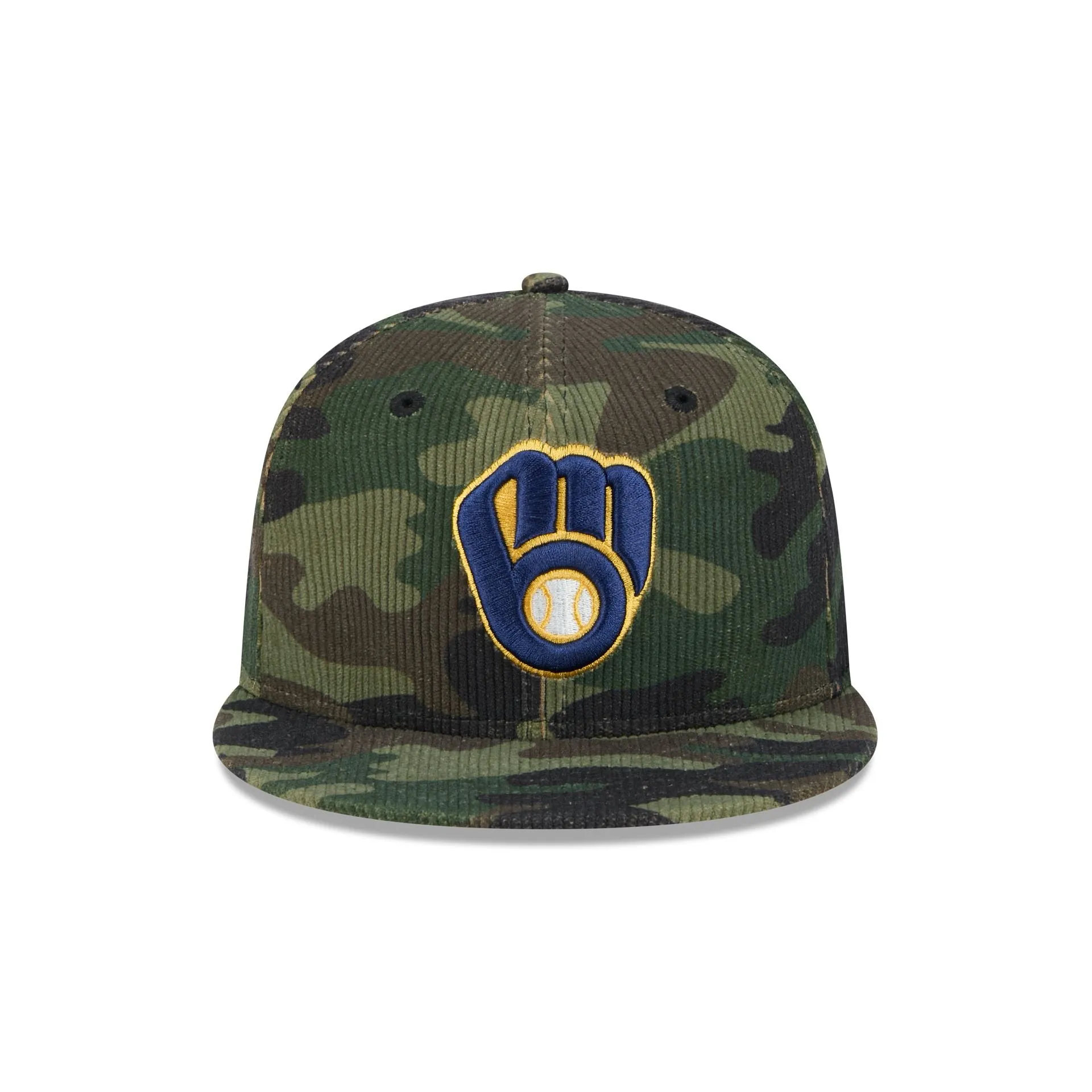 Milwaukee Brewers Camo Cord 59FIFTY Fitted Hat sold by New Era product image thumbnail 2