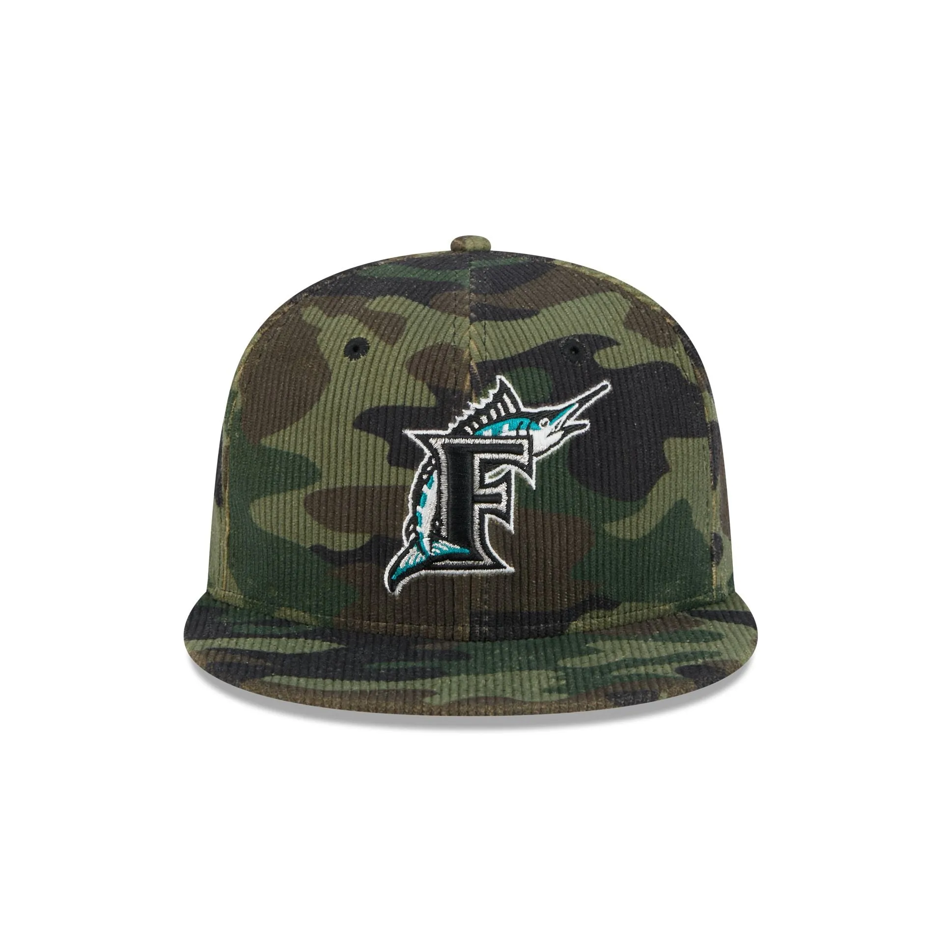 Miami Marlins Camo Cord 59FIFTY Fitted Hat sold by New Era product image thumbnail 2