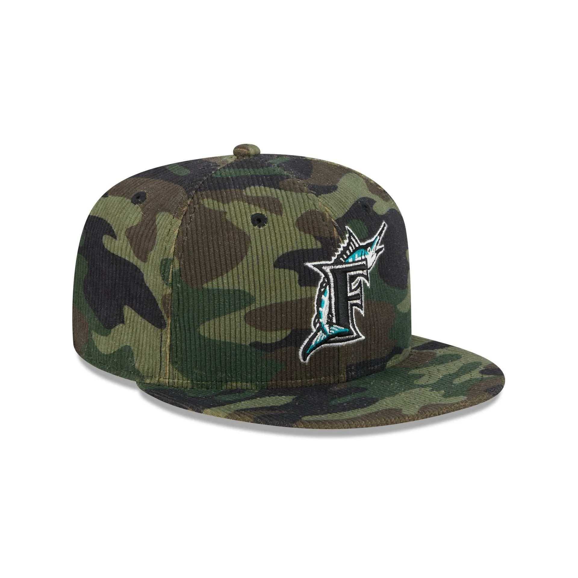 Miami Marlins Camo Cord 59FIFTY Fitted Hat sold by New Era product image thumbnail 3