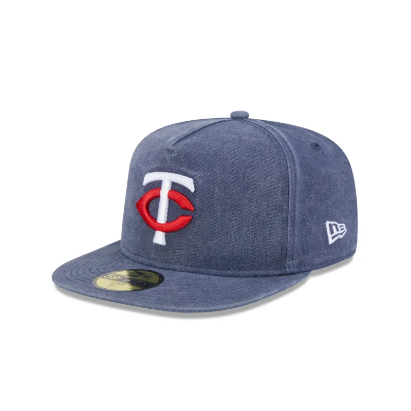 Minnesota Twins Pigment Dye 59FIFTY A-Frame Fitted Hat sold by New Era