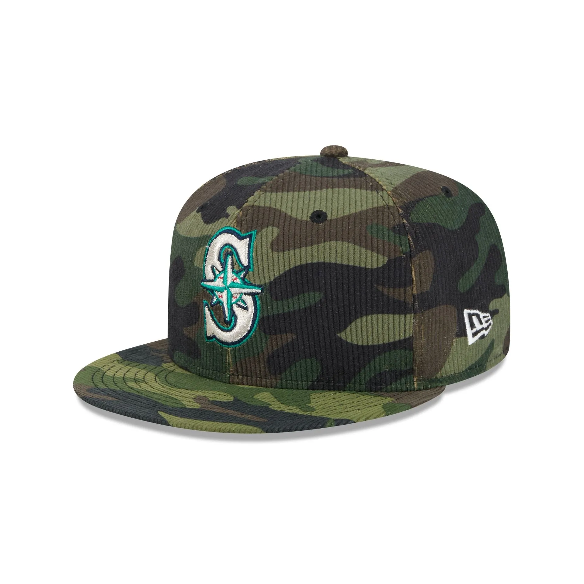 Seattle Mariners Camo Cord 59FIFTY Fitted Hat sold by New Era