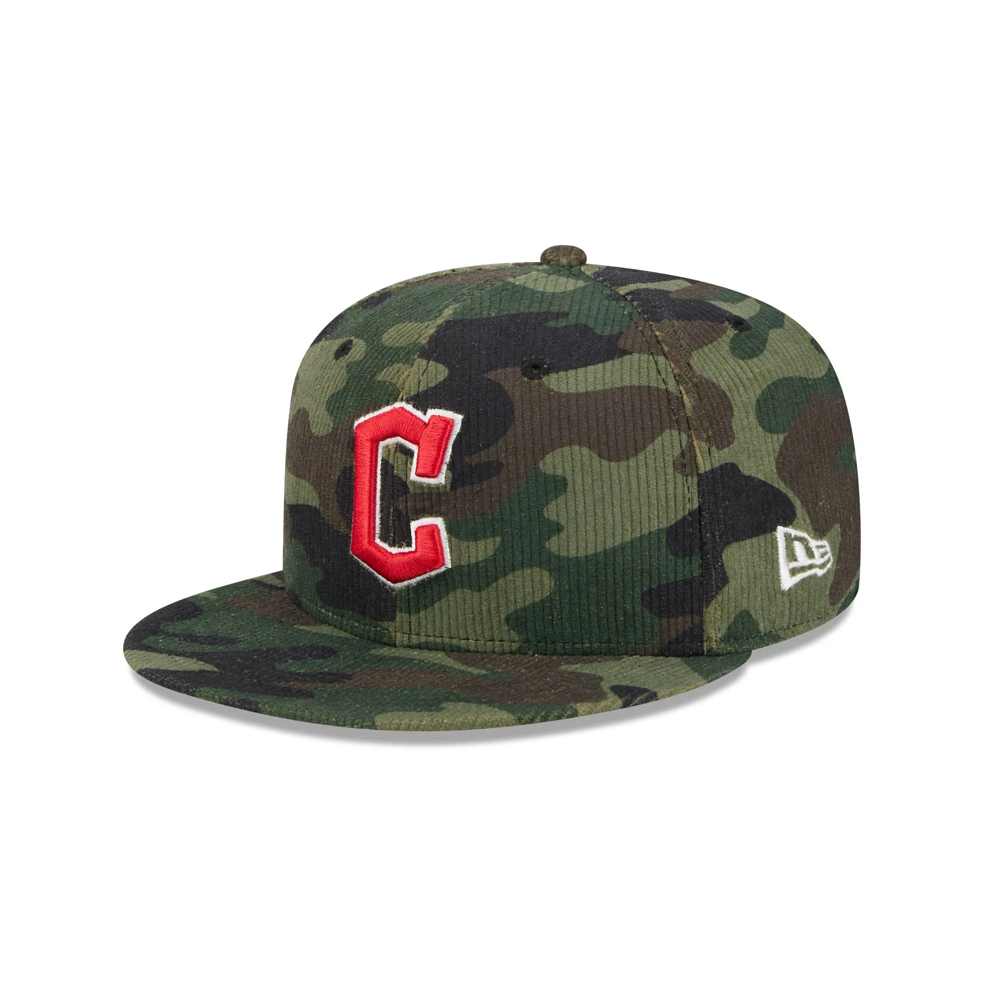 Cleveland Guardians Camo Cord 59FIFTY Fitted Hat sold by New Era
