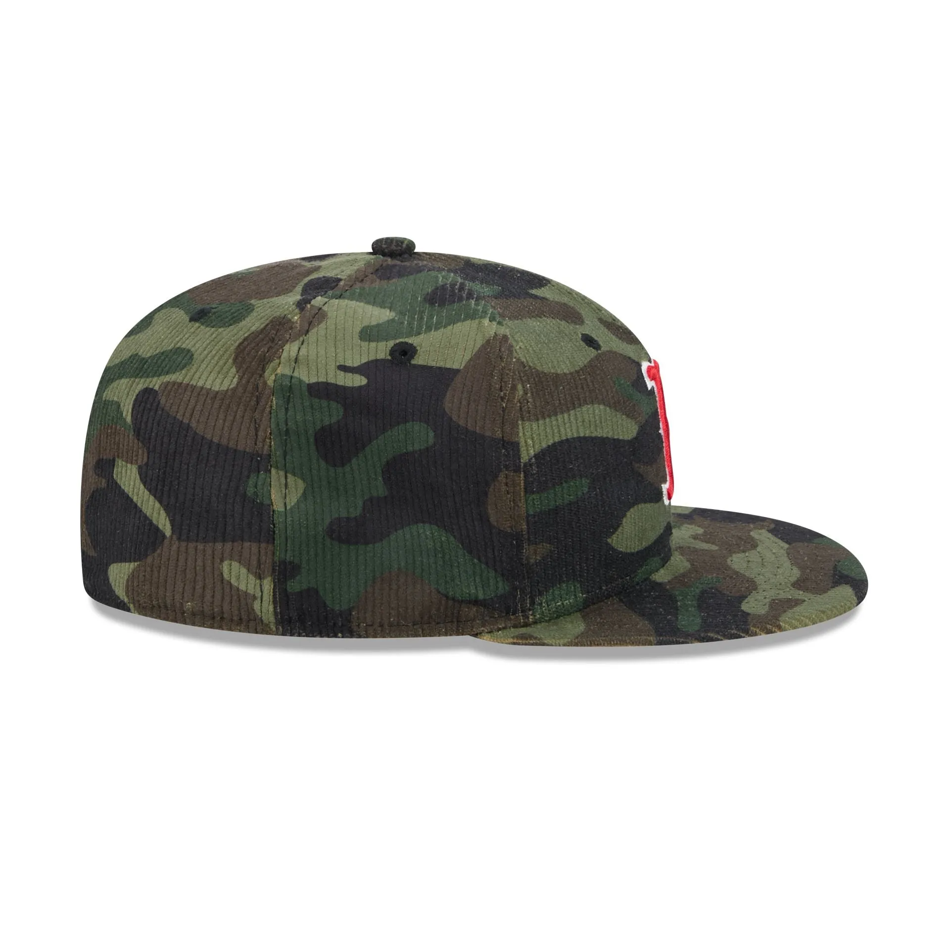 Boston Red Sox Camo Cord 59FIFTY Fitted Hat sold by New Era product image thumbnail 5