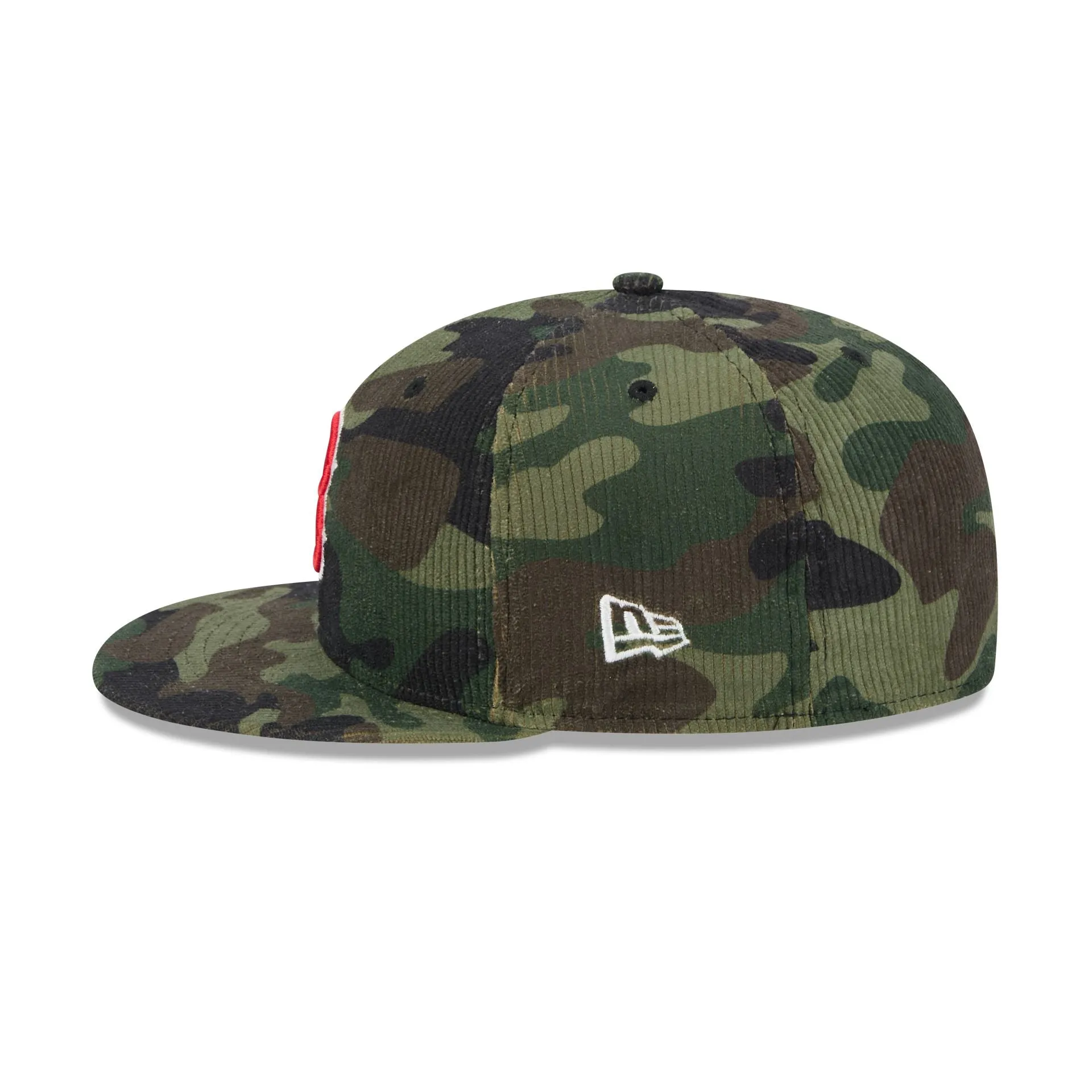 Boston Red Sox Camo Cord 59FIFTY Fitted Hat sold by New Era product image thumbnail 4
