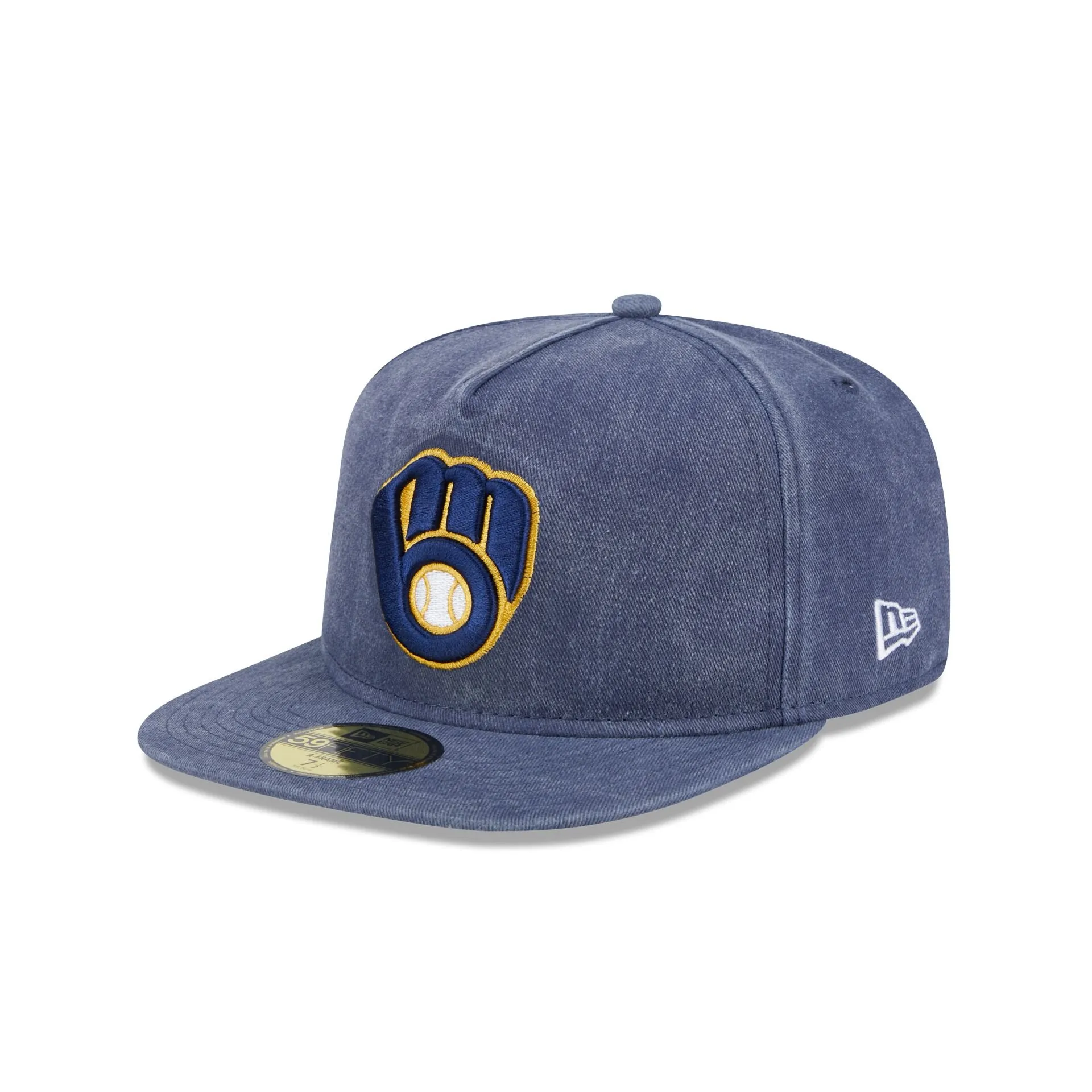 Milwaukee Brewers Pigment Dye 59FIFTY A-Frame Fitted Hat sold by New Era