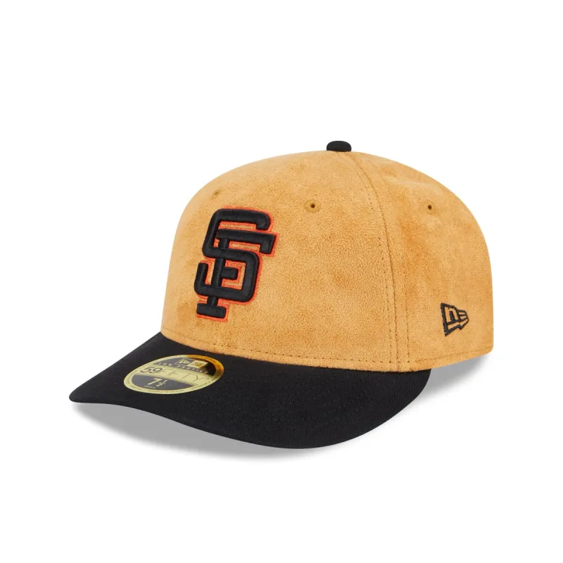 San Francisco Giants Tan Texture Low Profile 59FIFTY Fitted Hat sold by New Era