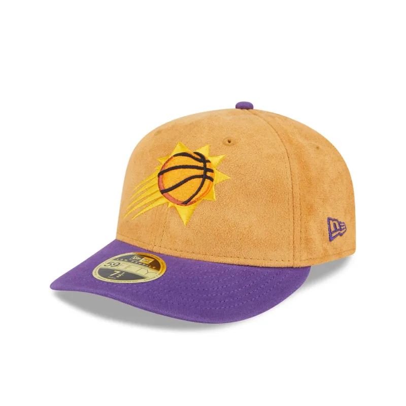 Phoenix Suns Tan Texture Low Profile 59FIFTY Fitted Hat made by New Era