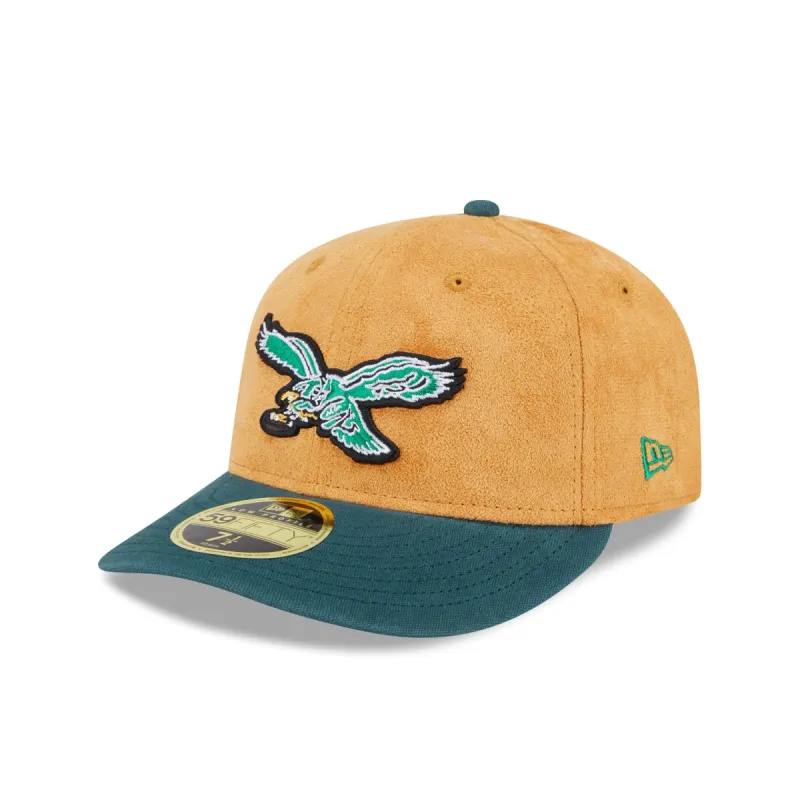 Philadelphia Eagles Tan Texture Low Profile 59FIFTY Fitted Hat sold by New Era