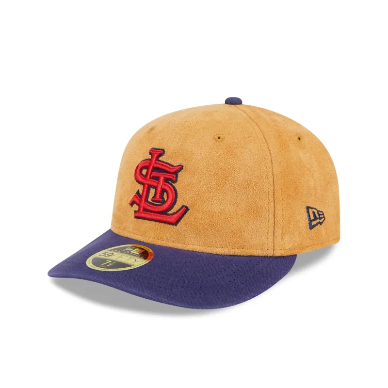 St. Louis Cardinals Tan Texture Low Profile 59FIFTY Fitted Hat sold by New Era