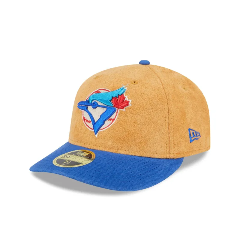 Toronto Blue Jays Tan Texture Low Profile 59FIFTY Fitted Hat sold by New Era