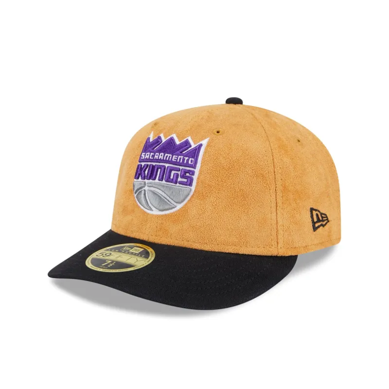Sacramento Kings Tan Texture Low Profile 59FIFTY Fitted Hat sold by New Era