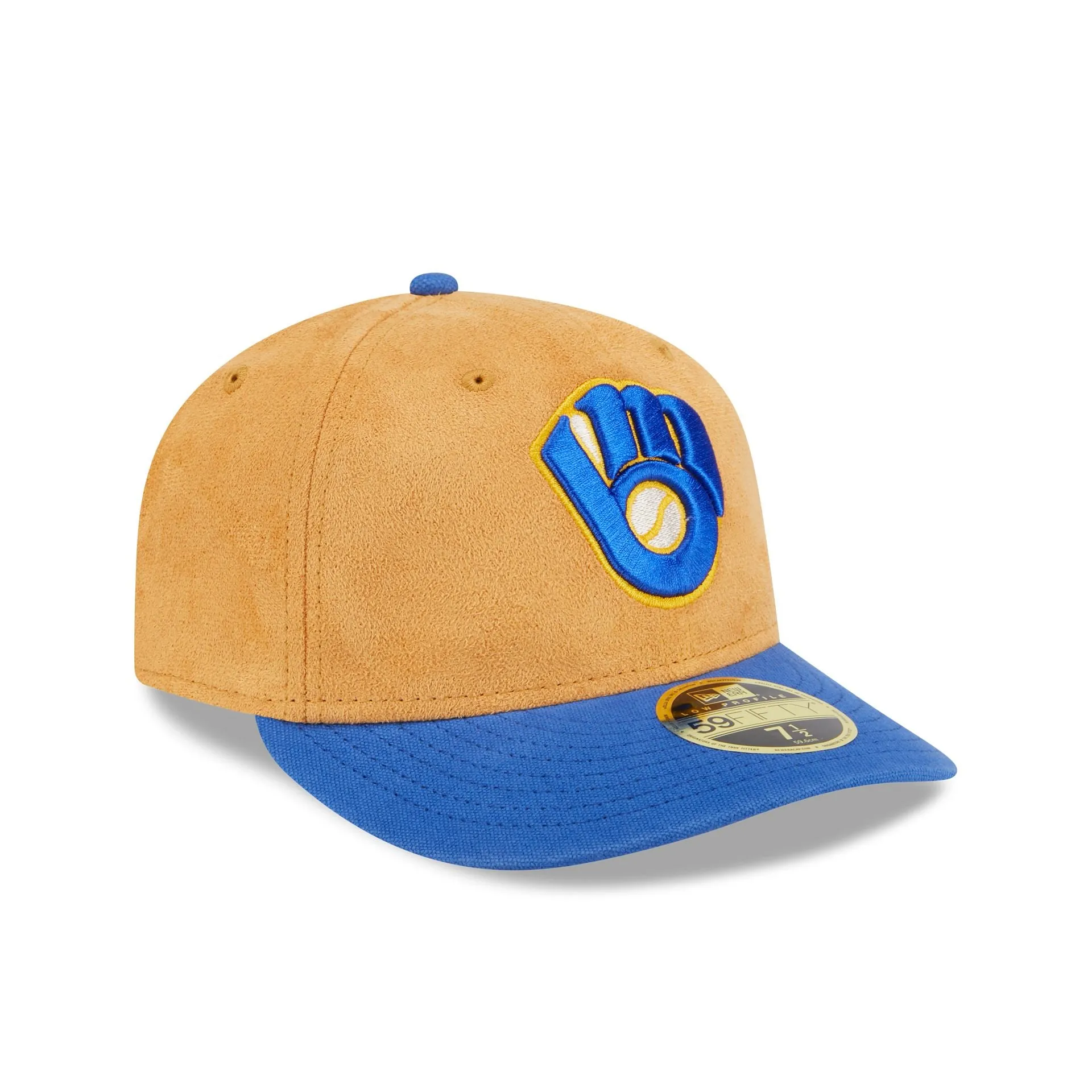 Milwaukee Brewers Tan Texture Low Profile 59FIFTY Fitted Hat sold by New Era product image thumbnail 3