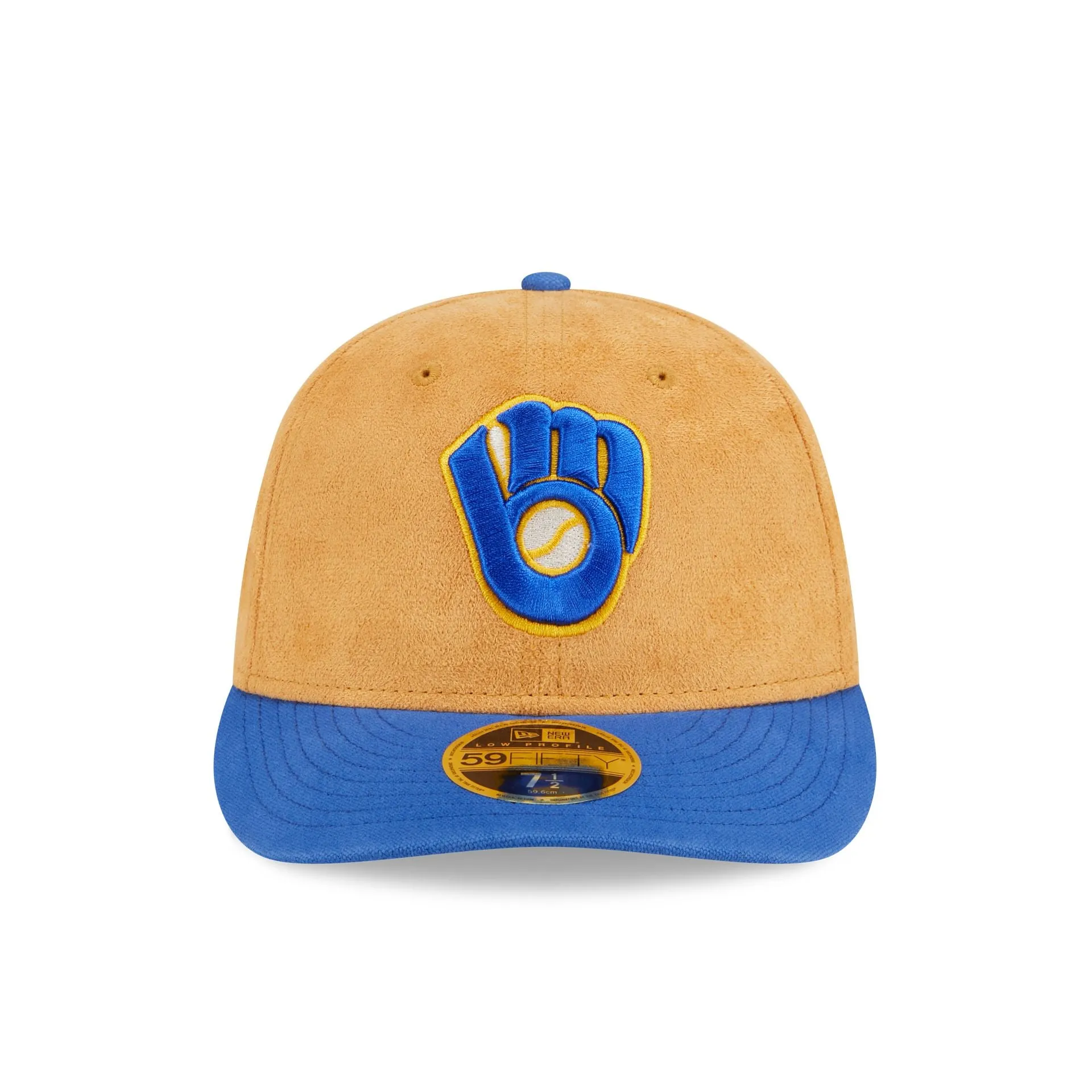 Milwaukee Brewers Tan Texture Low Profile 59FIFTY Fitted Hat sold by New Era product image thumbnail 2