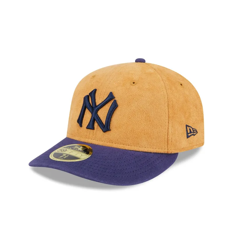 New York Yankees Tan Texture Low Profile 59FIFTY Fitted Hat sold by New Era