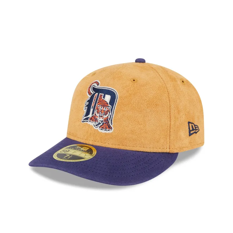 Detroit Tigers Tan Texture Low Profile 59FIFTY Fitted Hat sold by New Era