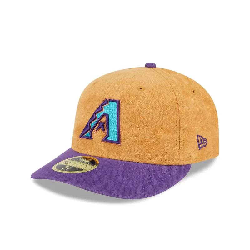 Arizona Diamondbacks Tan Texture Low Profile 59FIFTY Fitted Hat sold by New Era