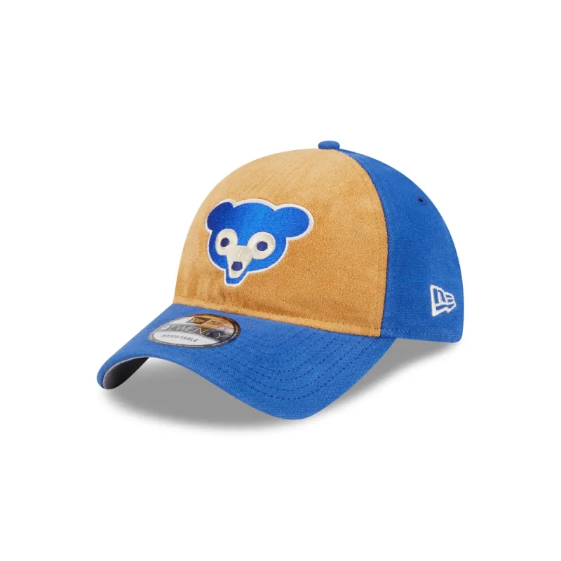 Chicago Cubs Tan Texture 9TWENTY Adjustable Hat sold by New Era