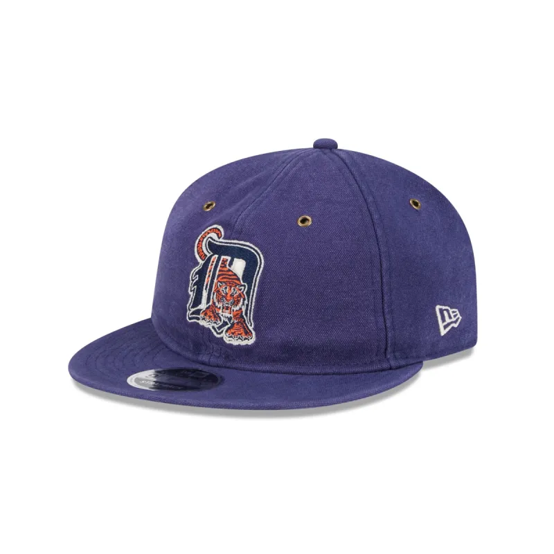Detroit Tigers Cotton Canvas Retro Crown 9FIFTY Adjustable Hat sold by New Era