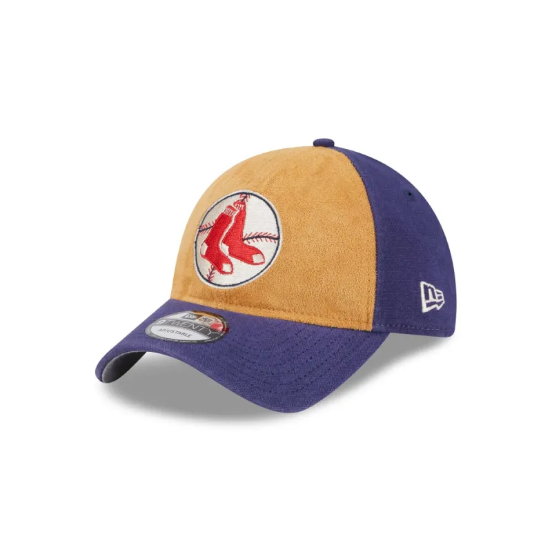Boston Red Sox Tan Texture 9TWENTY Adjustable Hat sold by New Era