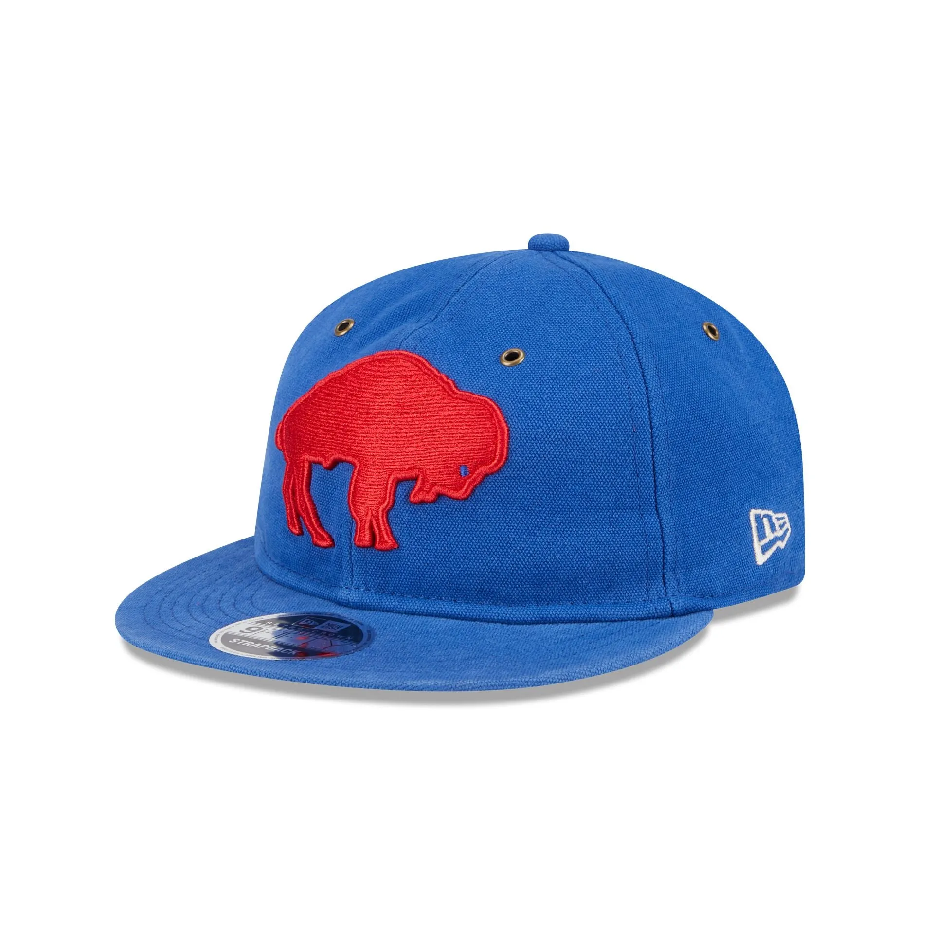 Buffalo Bills Cotton Canvas Retro Crown 9FIFTY Adjustable Hat sold by New Era