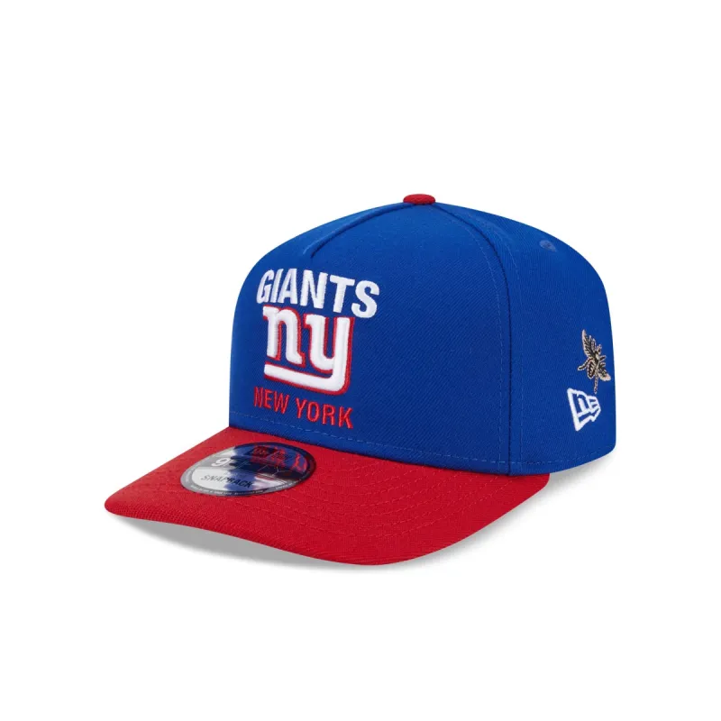 FELT x New York Giants 9FIFTY A-Frame Snapback Hat sold by New Era