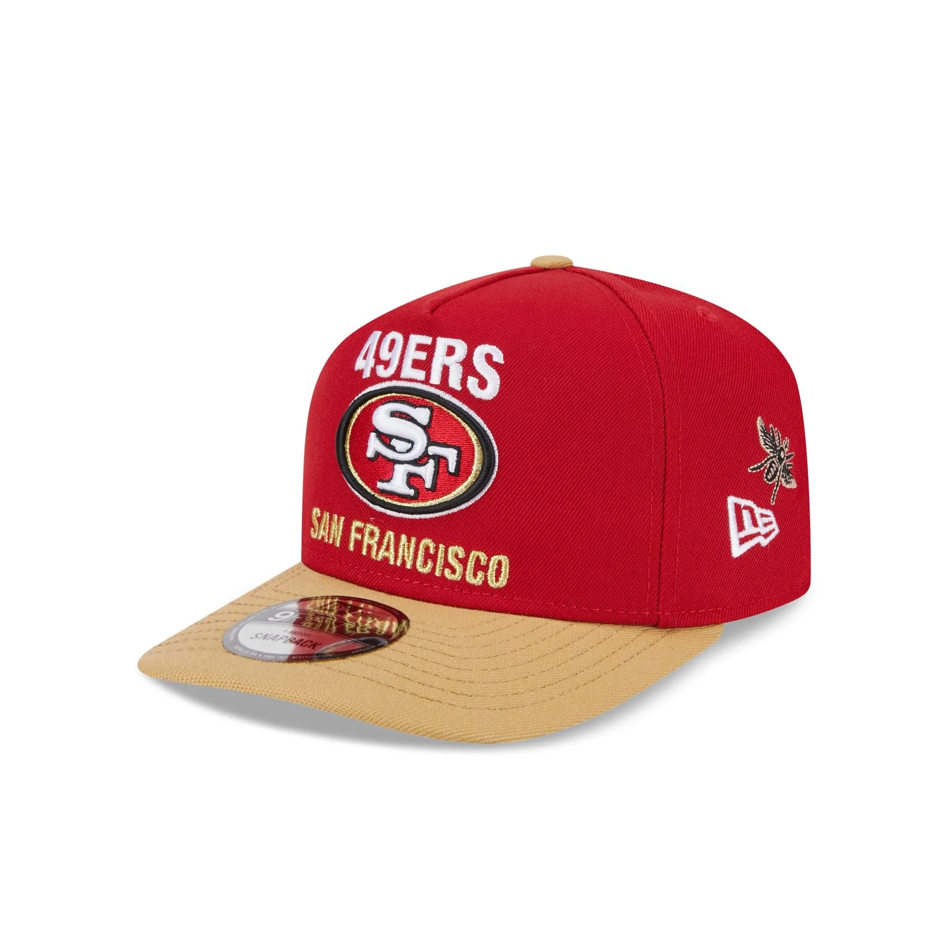 FELT x San Francisco 49ers 9FIFTY A-Frame Snapback Hat sold by New Era