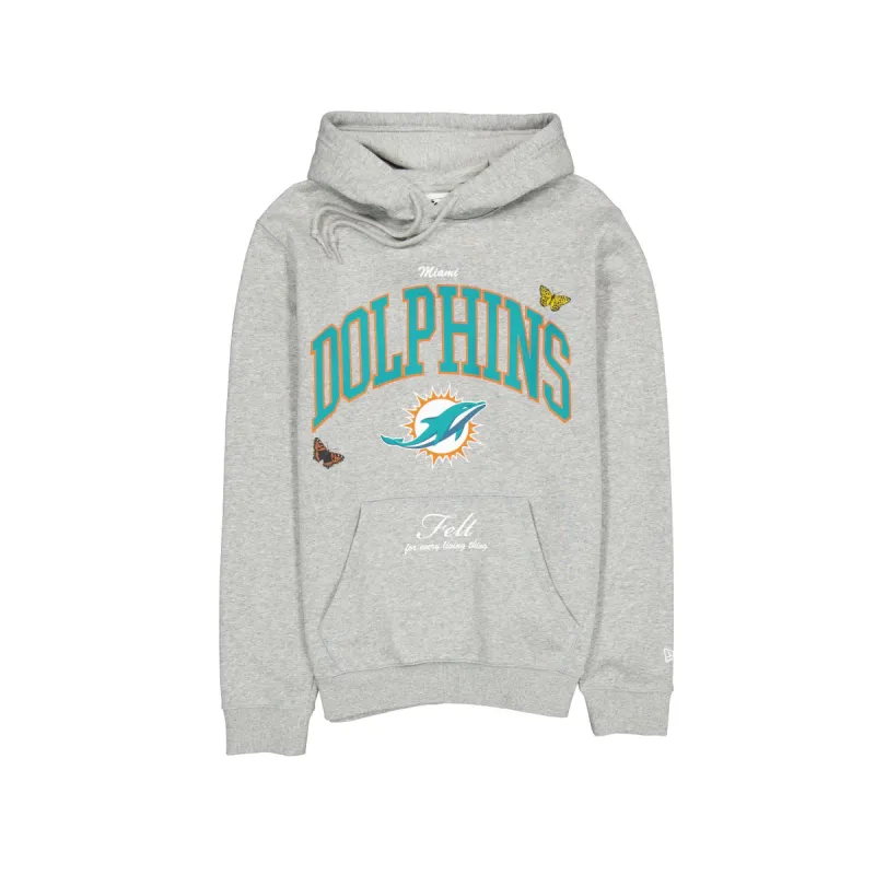FELT x Miami Dolphins Gray Hoodie sold by New Era