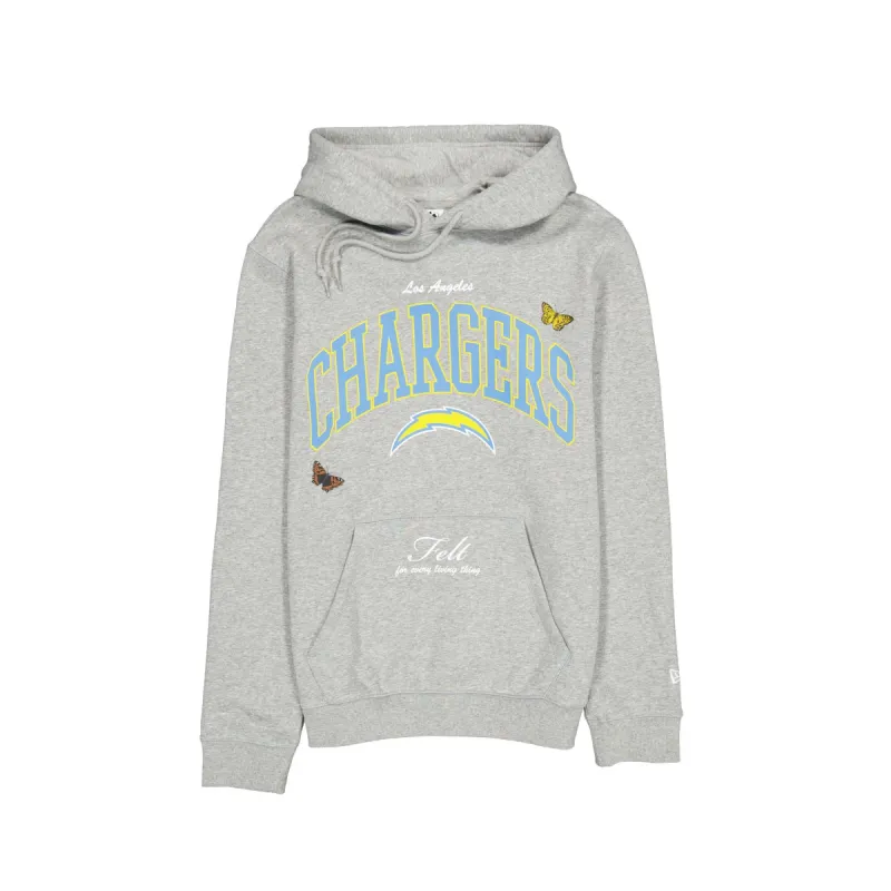 FELT x Los Angeles Chargers Gray Hoodie sold by New Era
