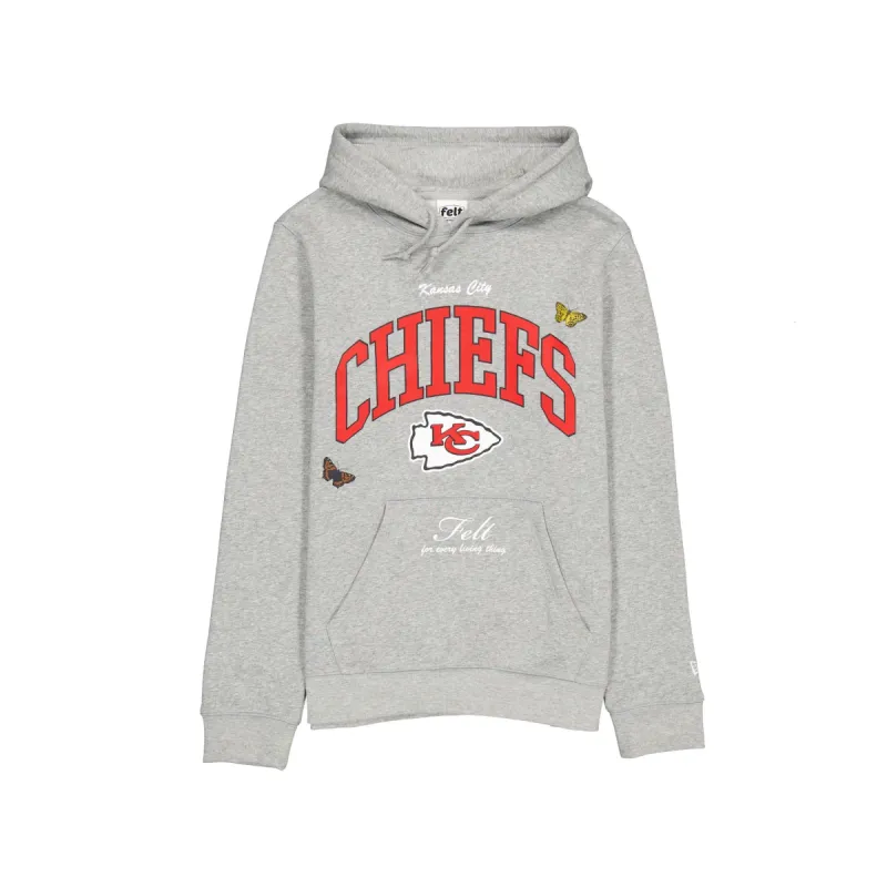 FELT x Kansas City Chiefs Gray Hoodie sold by New Era