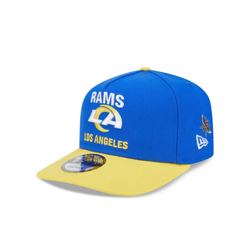 FELT x Los Angeles Rams 9FIFTY A-Frame Snapback Hat sold by New Era