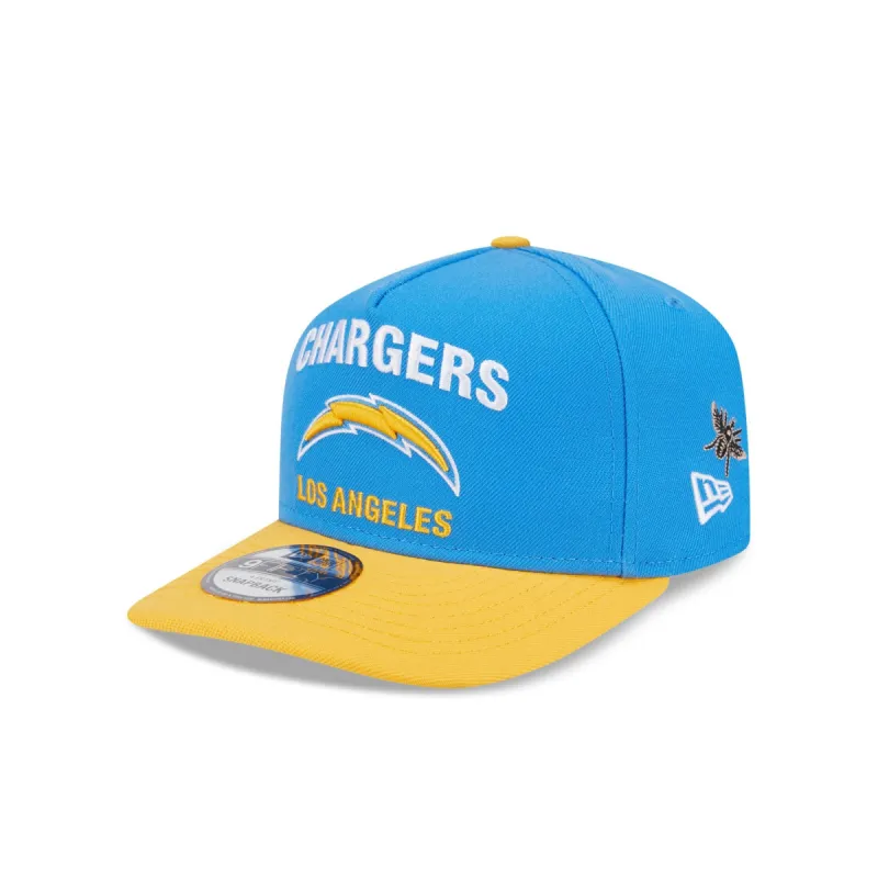 FELT x Los Angeles Chargers 9FIFTY A-Frame Snapback Hat sold by New Era