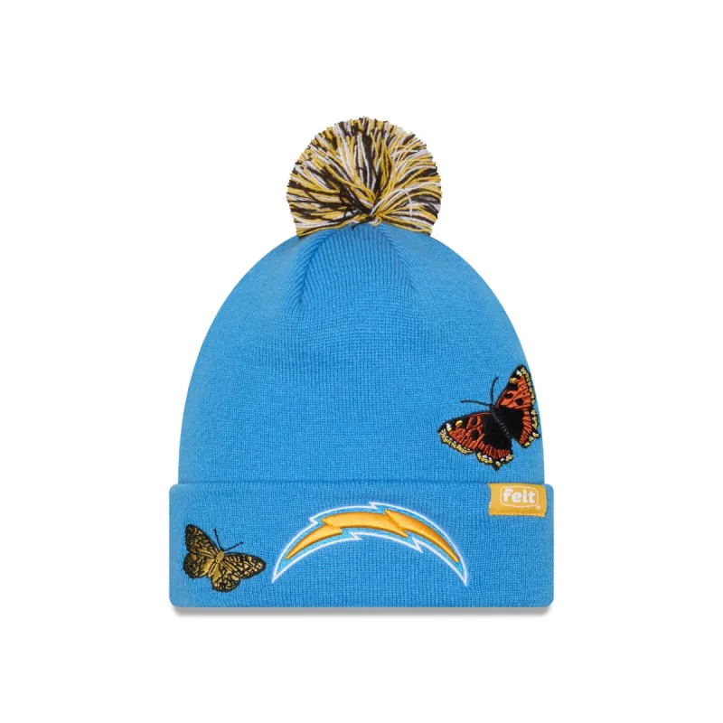 FELT x Los Angeles Chargers Pom Knit Hat sold by New Era