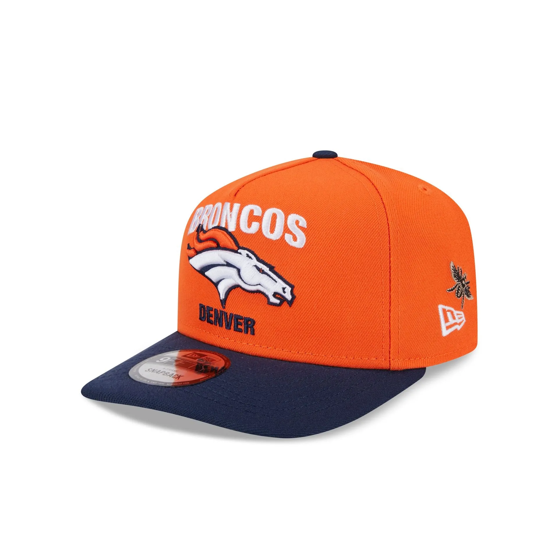 FELT x Denver Broncos 9FIFTY A-Frame Snapback Hat sold by New Era