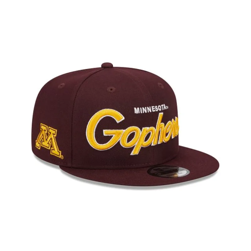 Minnesota Gophers Script 9FIFTY Snapback Hat sold by New Era