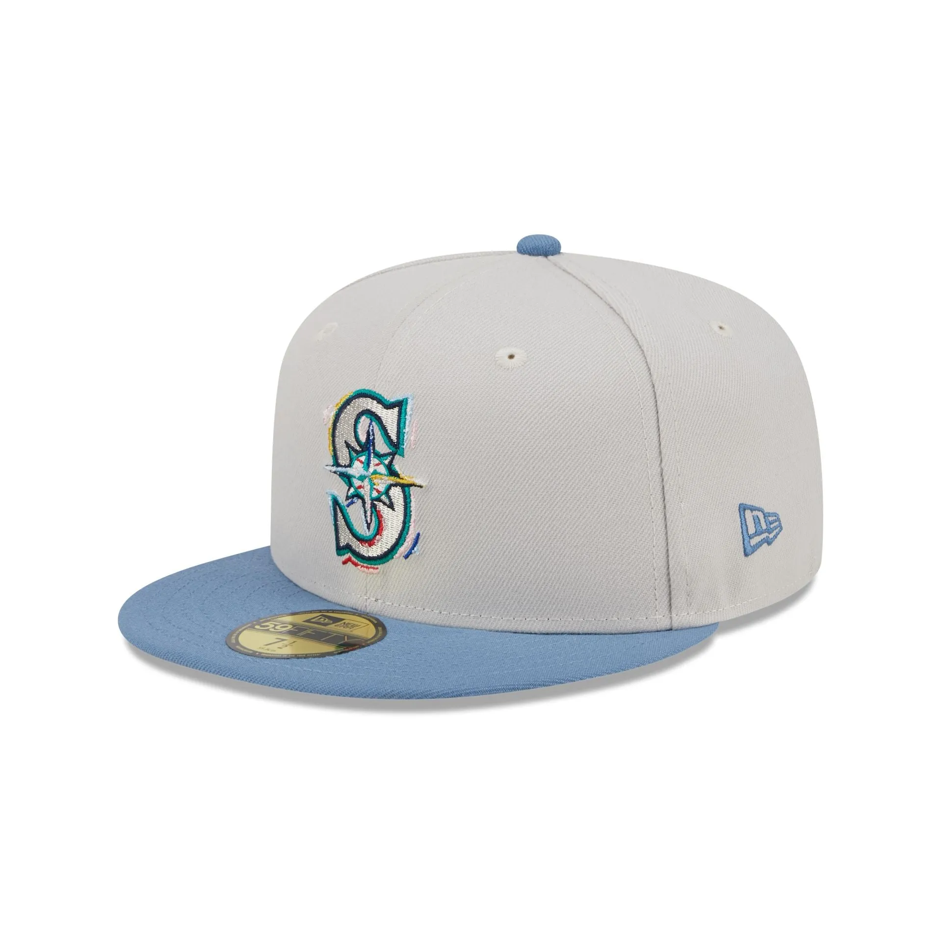 Seattle Mariners Color Brush 59FIFTY Fitted Hat sold by New Era product image thumbnail 3