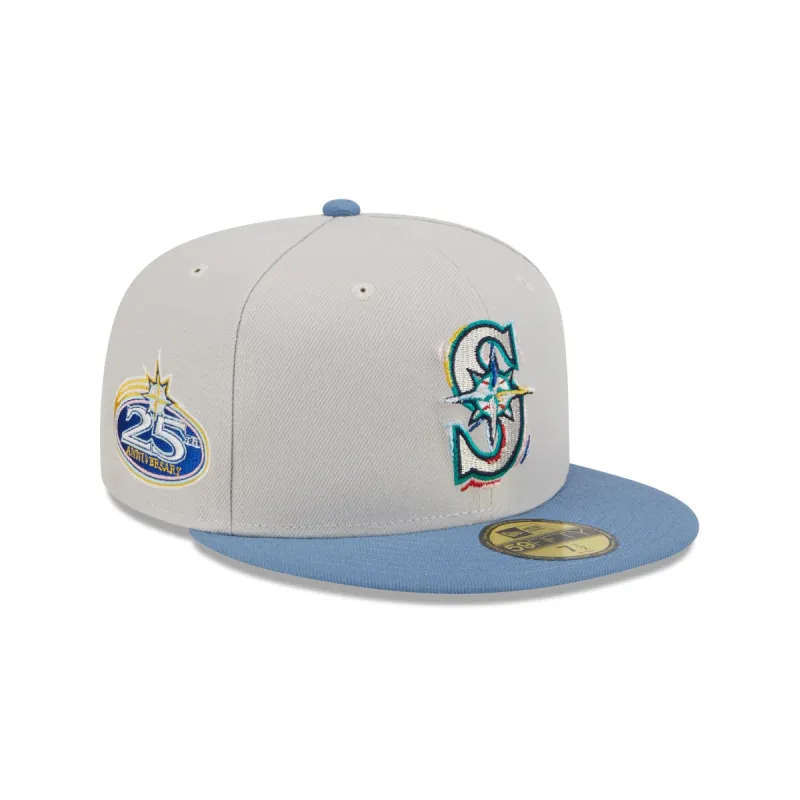 Seattle Mariners Color Brush 59FIFTY Fitted Hat sold by New Era