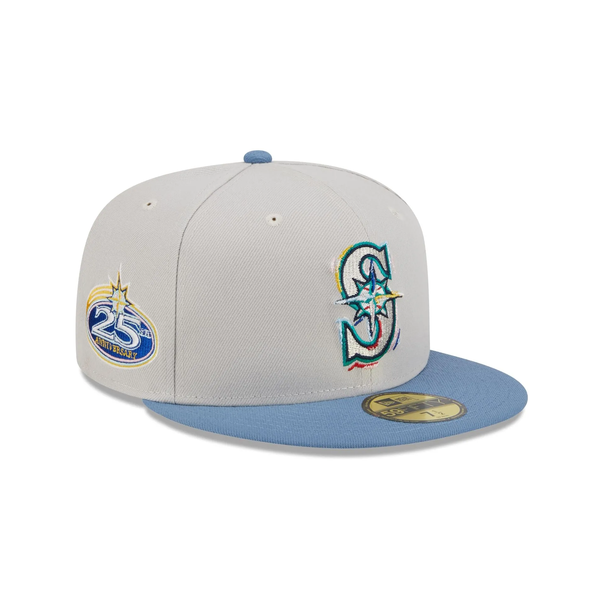 Seattle Mariners Color Brush 59FIFTY Fitted Hat sold by New Era