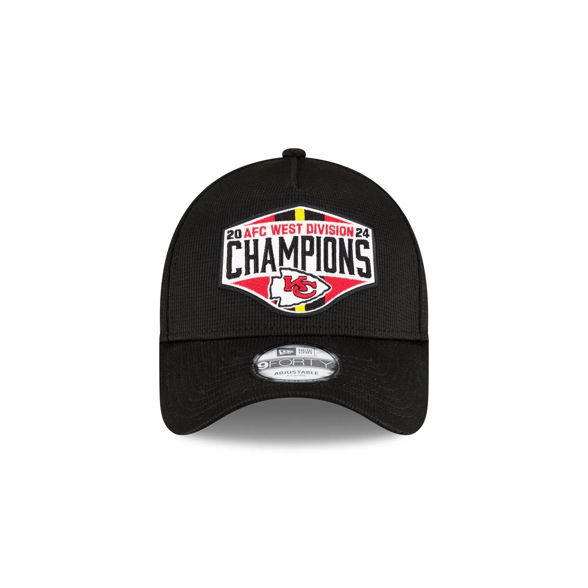 Kansas City Chiefs 2024 Division Champion Locker Room 9FORTY A-Frame Snapback Hat sold by New Era product image thumbnail 2