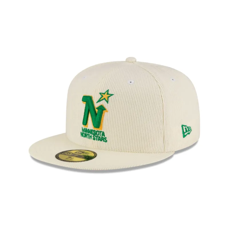 Just Caps Corduroy Minnesota North Stars Historic 59FIFTY Fitted Hat sold by New Era