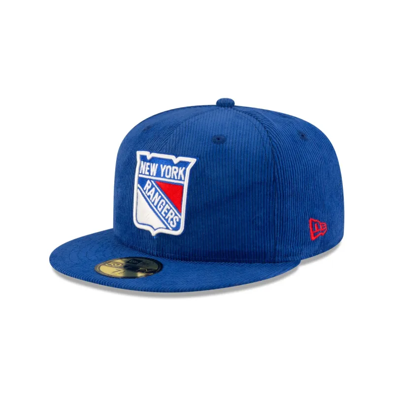 Just Caps Corduroy New York Rangers Historic 59FIFTY Fitted Hat sold by New Era