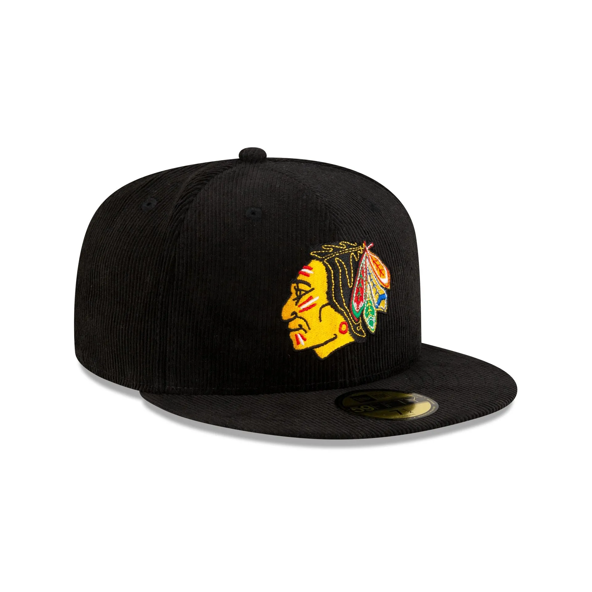 Just Caps Corduroy Chicago Blackhawks Historic 59FIFTY Fitted Hat sold by New Era product image thumbnail 3