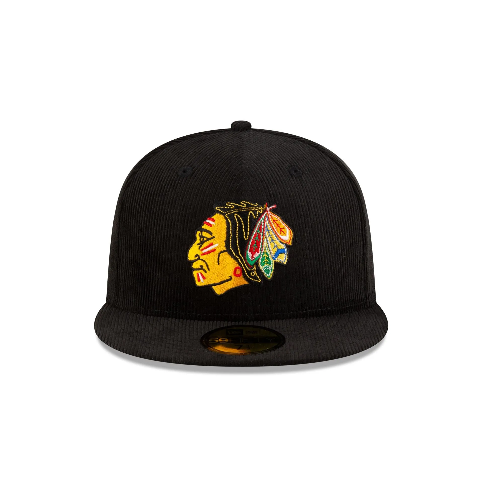 Just Caps Corduroy Chicago Blackhawks Historic 59FIFTY Fitted Hat sold by New Era product image thumbnail 2