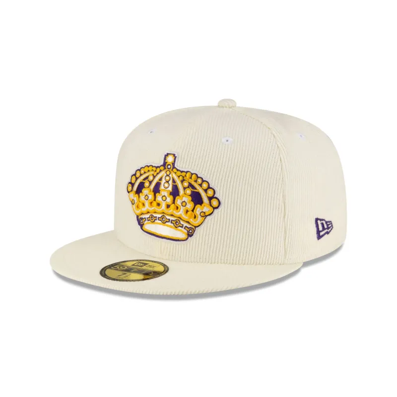 Just Caps Corduroy Los Angeles Kings Historic 59FIFTY Fitted Hat sold by New Era