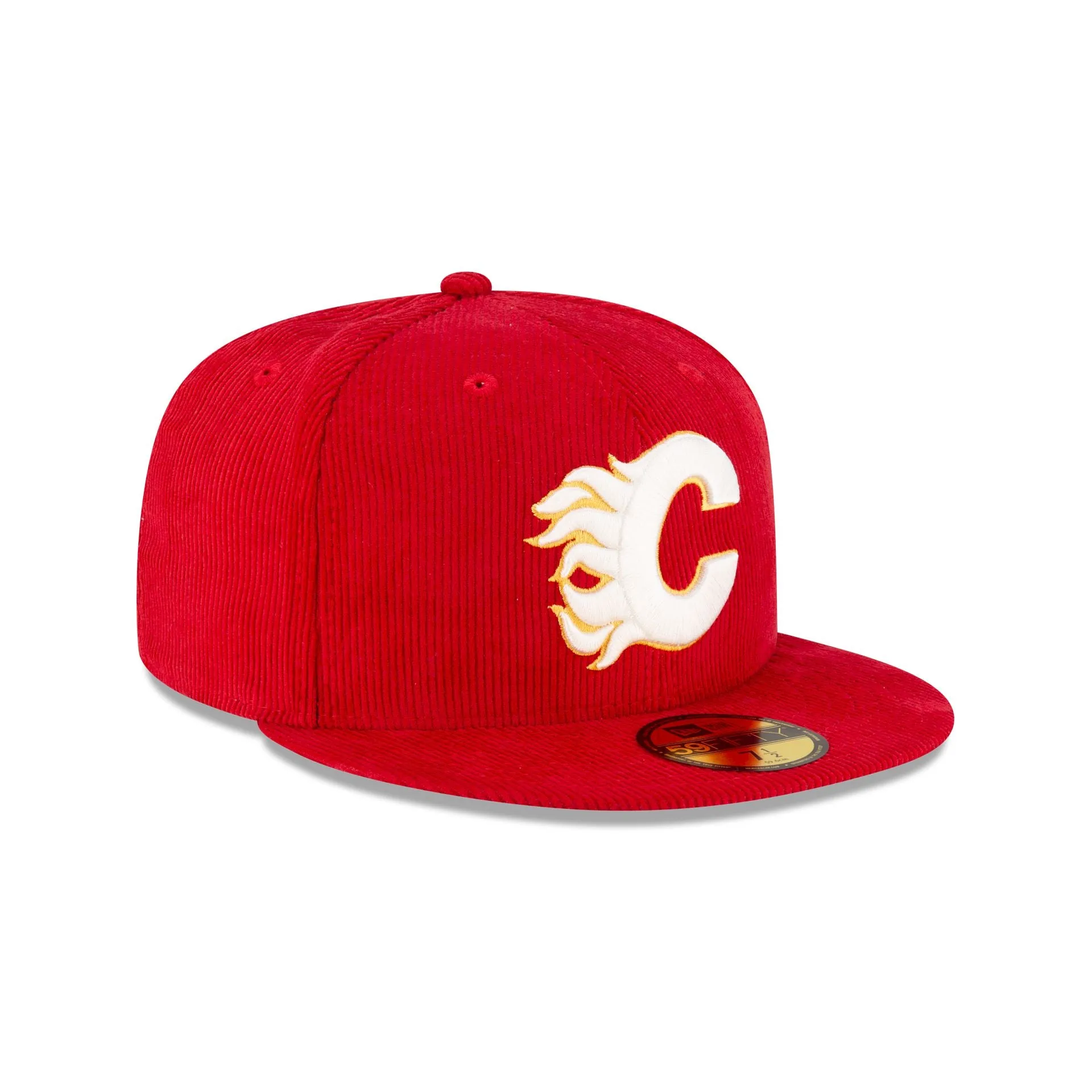 Just Caps Corduroy Calgary Flames 59FIFTY Fitted Hat sold by New Era product image thumbnail 3