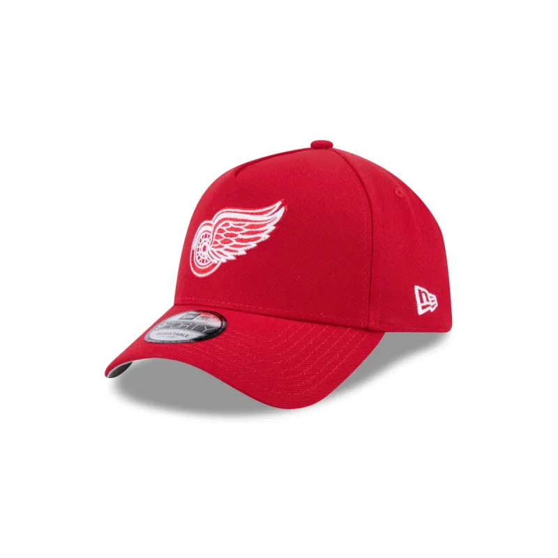 Detroit Red Wings Team 9FORTY A-Frame Snapback Hat sold by New Era