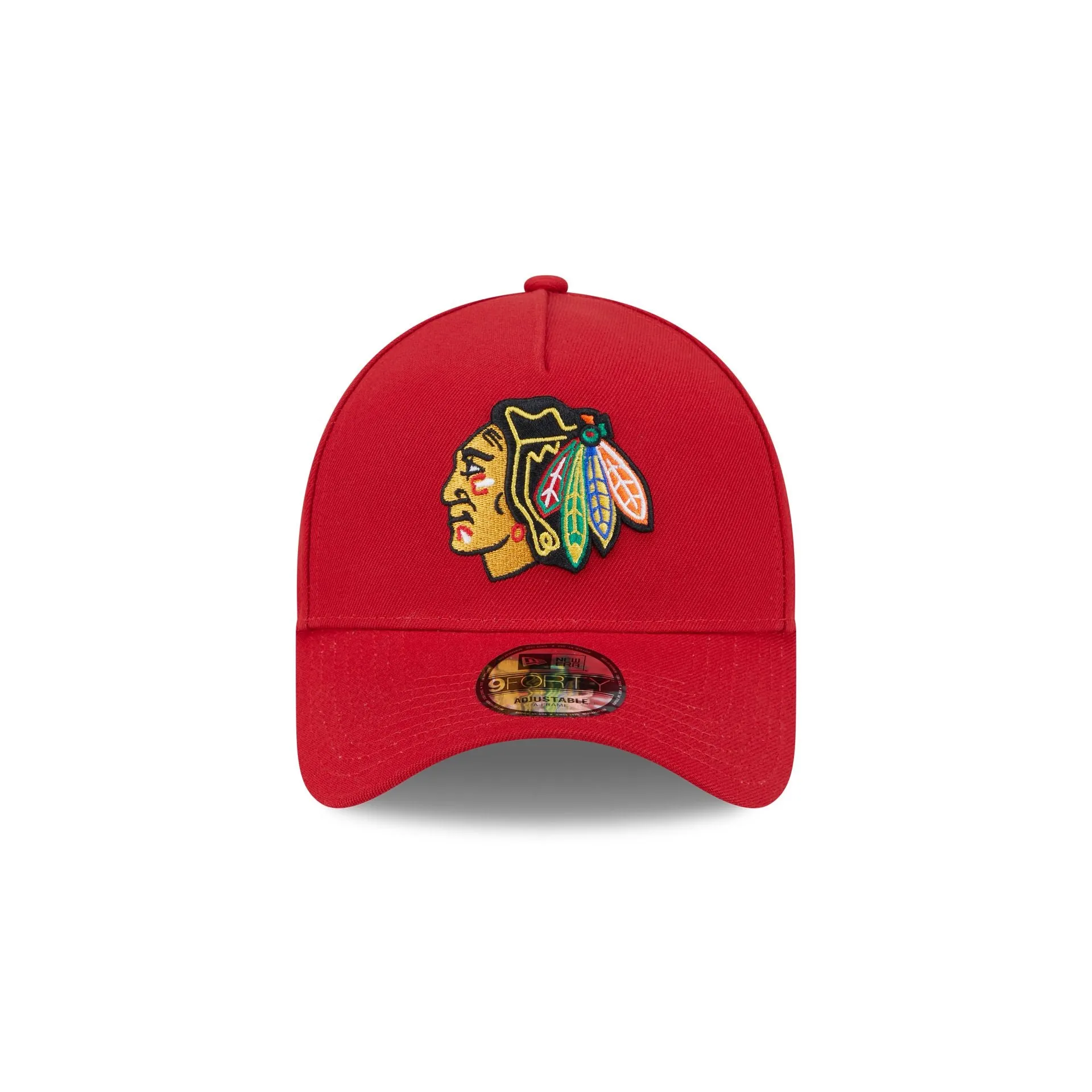 Chicago Blackhawks Red Team 9FORTY A-Frame Snapback Hat sold by New Era product image thumbnail 2