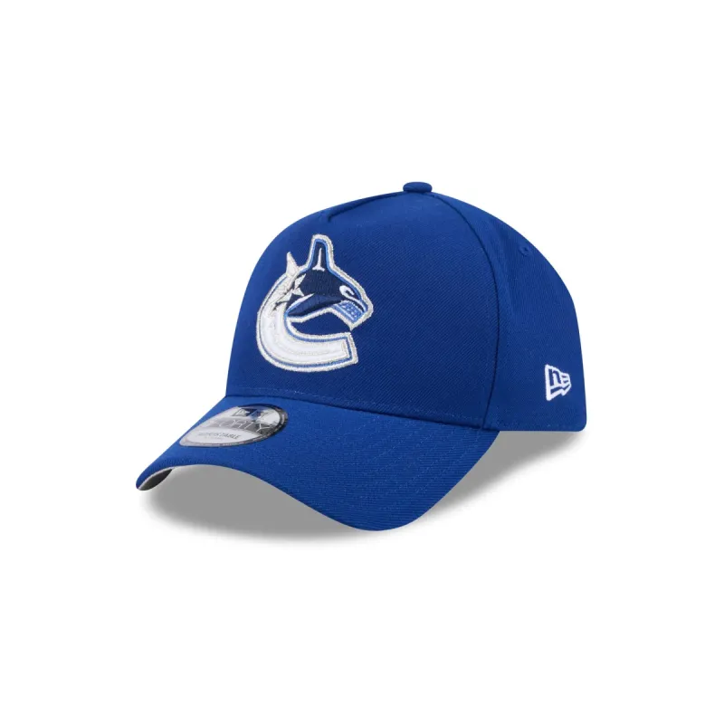 Vancouver Canucks Team 9FORTY A-Frame Snapback Hat sold by New Era
